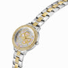 Γυναικείο Ρολόι Guess Δίχρωμο με Κρύσταλλα και Logo Dial