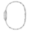 Ρολόι Γυναικείο Guess Crystal Bezel Ασημί με Ασημί Καντράν και Bangle Μπρασελέ GW1016L1
