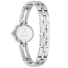 Ρολόι Γυναικείο Guess Crystal Bezel Ασημί με Ασημί Καντράν και Bangle Μπρασελέ GW1016L1