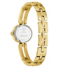 Ρολόι Γυναικείο Guess Lady Glitz Χρυσό με Ασημί Καντράν και Κρύσταλλα GW1016L2