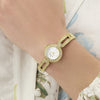 Ρολόι Γυναικείο Guess Lady Glitz Χρυσό με Ασημί Καντράν και Κρύσταλλα GW1016L2