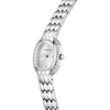 Ρολόι Γυναικείο Guess Oval Crystal Ασημί με Ασημί Καντράν και Κρύσταλλα GW1092L1