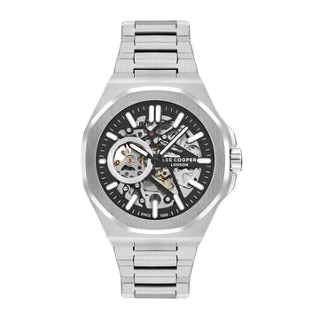 Lee Cooper Automatic Silver Metallic Bracelet