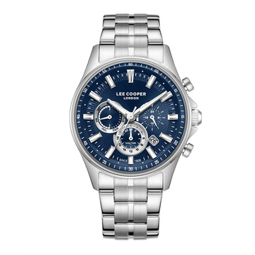 Ρολόι LEE COOPER Dual Time Silver Metallic Bracelet  LC08213.390