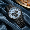 Ρολόι Ανδρικό Lee Cooper Μαύρο με Γαλάζιο Καντράν LC08216.600