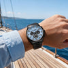 Ρολόι Ανδρικό Lee Cooper Μαύρο με Γαλάζιο Καντράν LC08216.600