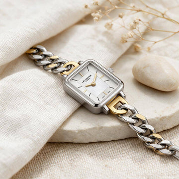 Ρολόι Γυναικείο Lee Cooper Δίχρωμο Ασημί-Χρυσό LC08384.230