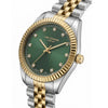 Ρολόι Γυναικείο Lee Cooper London Δίχρωμο Πράσινο LC08400.270