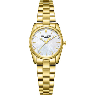 Lee Cooper LC08299.120  Γυναικείο Ρολόι με Χρυσό Μεταλλικό Μπρασελέ