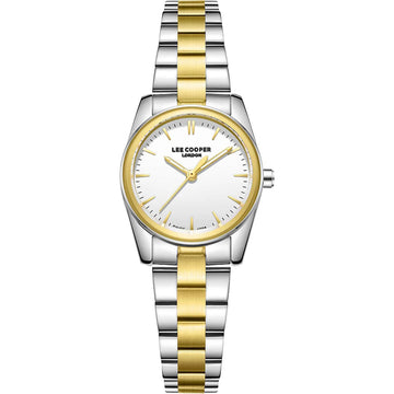 Lee Cooper LC08299.230  Γυναικείο Ρολόι Δίχρωμο με Μεταλλικό Μπρασελέ