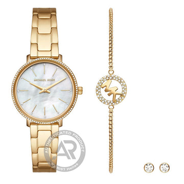 Ρολόι Γυναικείο Michael Kors Pyper Mother of Pearl MK1065SET