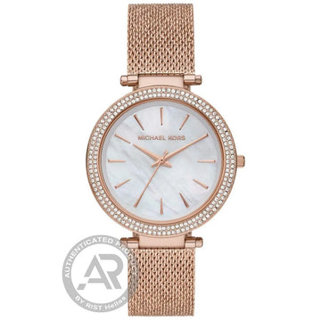 Ρολόι γυναικείο Michael Kors Darci MK4519 με μπρασελέ και λευκά καντράν