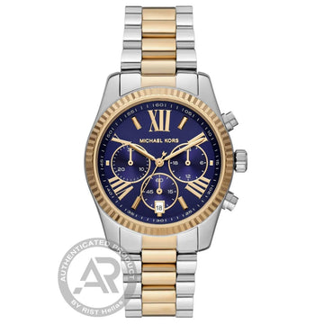 Ρολόι γυναικείο Michael Kors Lexington Crystals Chronograph MK7218 με μπρασελέ