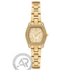 Ρολόι Γυναικείο Michael Kors Emery Χρυσό με Κρύσταλλα και Tonneau Καντράν MK7618
