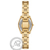 Ρολόι Γυναικείο Michael Kors Emery Χρυσό με Κρύσταλλα και Tonneau Καντράν MK7618