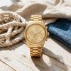 Ρολόι Ανδρικό Michael Kors Lexington Χρυσό με Χρυσό Καντράν και Χρονογράφο MK9276