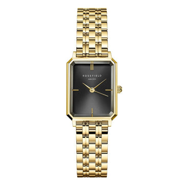 Ρολόι Γυναικείο Rosefield Octagon XS Black Gold OBGSG-O61