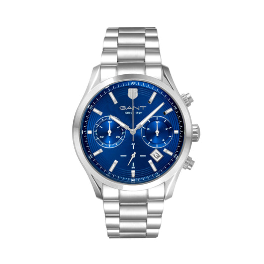 Gant Prestige Collection Chronograph Silver Stainless Steel Bracelet