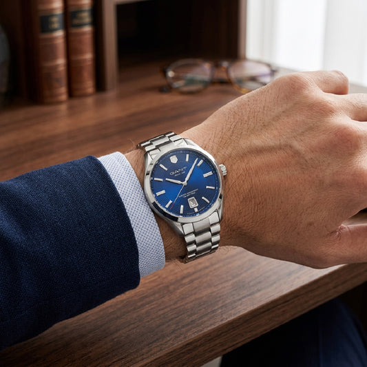 Gant Prestige Collection Silver Stainless Steel Bracelet