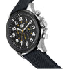 Caterpillar Chrono Black Rubber Strap
