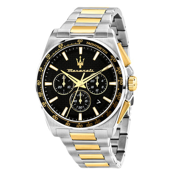 Maserati Velocita Chronograph Two Tone Stainless Steel Bracelet