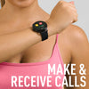 Reflex Active Series 22 Black Rubber Strap