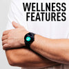 Reflex Active Series 22 Black Rubber Strap