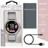 Reflex Active Series 25 Grey Rubber Strap