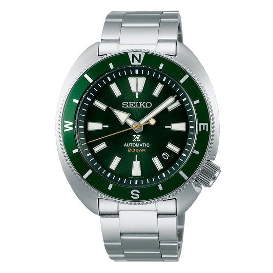 Seiko 5 Prospex 'Tortoise' Automatic Silver Stainless Steel Bracelet