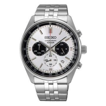 Seiko Conceptual Series Chronograph Silver Stainless Steel Bracelet