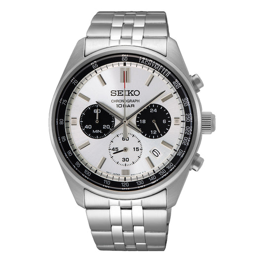 Seiko Conceptual Series Chronograph Silver Stainless Steel Bracelet