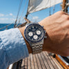 Ρολόι Ανδρικό Seiko Χρονογράφος Μπλε Καντράν SSB477P1