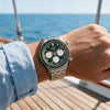 Ρολόι Ανδρικό Seiko Χρονογράφος Πράσινο Καντράν SSB481P1