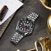 Ρολοί ανδρικό Seiko 5 Sports Black Grape Automatic SSK001K1 με μπρασελέ και μαύρο καντράν