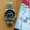 Ρολοί ανδρικό Seiko 5 Sports Black Grape Automatic SSK001K1 με μπρασελέ και μαύρο καντράν