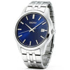 Ρολόι Ανδρικό Seiko Ασημί με Μπλε Καντράν SUR399P1