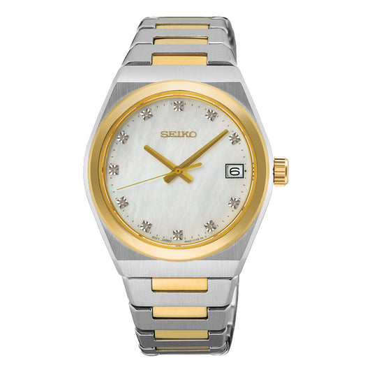 Seiko Essential Time Two Tone Stainless Steel Bracelet