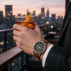 Ρολόι Ανδρικό Timberland Chronograph Ασημί με Πράσινο Καντράν TDWGC0109102