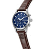 Ρολόι Ανδρικό Timberland Chronograph Ασημί με Μπλε Καντράν TDWGC0109302