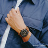 Ρολόι TIMBERLAND Northbridge Dual Time Brown Leather Strap