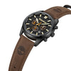 Ρολόι TIMBERLAND Northbridge Dual Time Brown Leather Strap