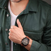 Ρολόι TIMBERLAND Northbridge Dual Time Brown Leather Strap