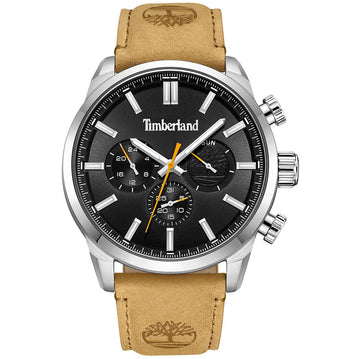 Timberland Henniker II Multifunction Beige Leather Strap