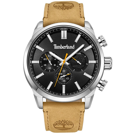 Timberland Henniker II Multifunction Beige Leather Strap