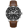 Ρολόι TIMBERLAND Parkman Dual Time Brown Leather Strap