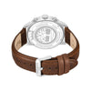 Ρολόι TIMBERLAND Parkman Dual Time Brown Leather Strap