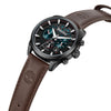 Ρολόι TIMBERLAND Henniker II Dual Time Brown Leather Strap TDWGF0095002