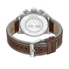 Timberland Ανδρικό Ρολόι Chronograph Multi-Function με Δερμάτινο Λουράκι & Γκρι Καντράν
