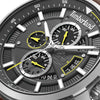 Timberland Ανδρικό Ρολόι Chronograph Multi-Function με Δερμάτινο Λουράκι & Γκρι Καντράν