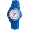 Tikkers Boys Blue Silicone Strap Time Teacher Watch TK0002
